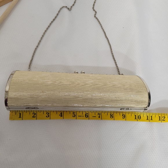 Expressions Nyc Rhinestones fabric clutch bag - Picture 8 of 10